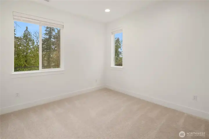 Daylight basement bedroom