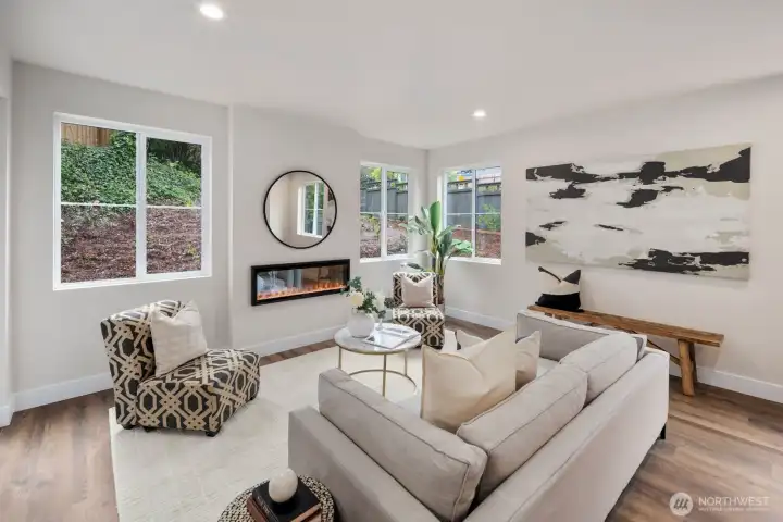 So much natural light in this home.