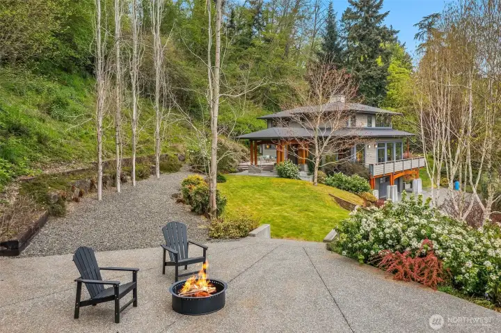 Perennial gardens are starting to bloom with delightful fragrant shrubs and trees. Relax on the patio to enjoy the gardens or set-up yard games to have a lively afternoon of friendly competition.