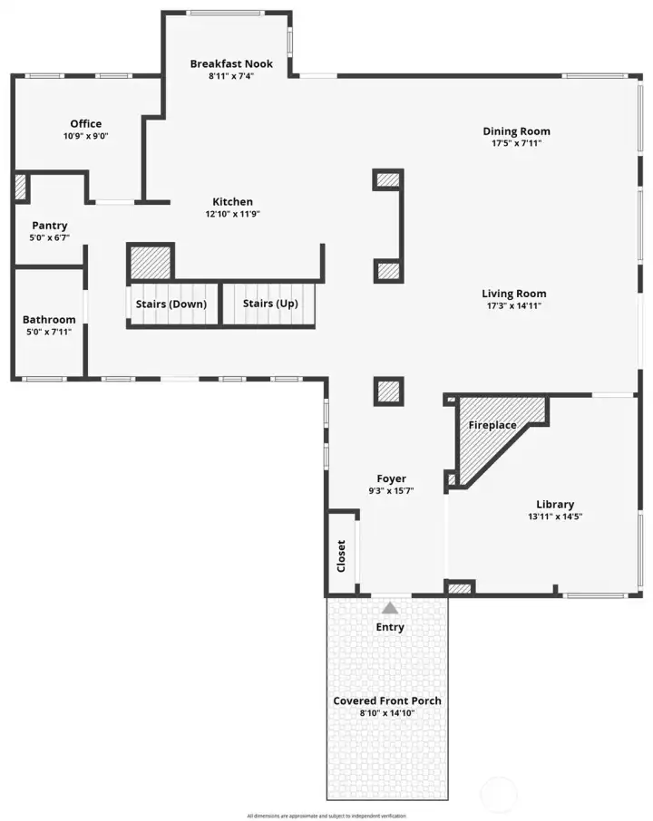 Main level floorplan
