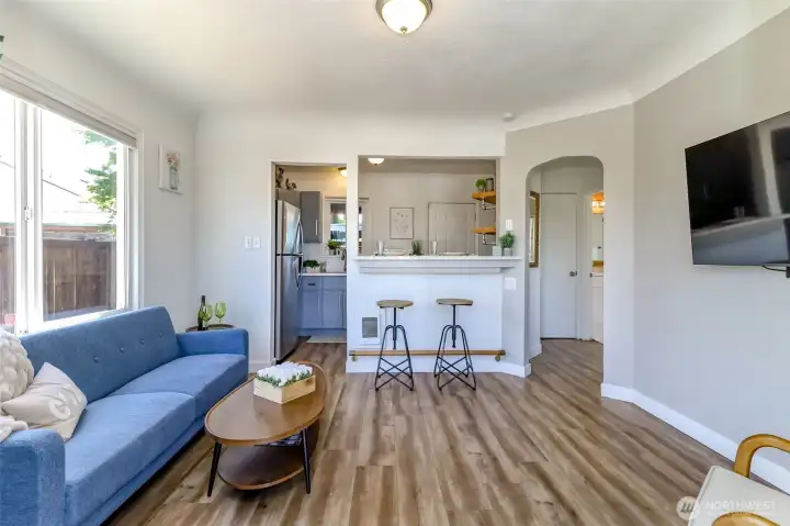 Enjoy a glass of wine & relax, you're home!