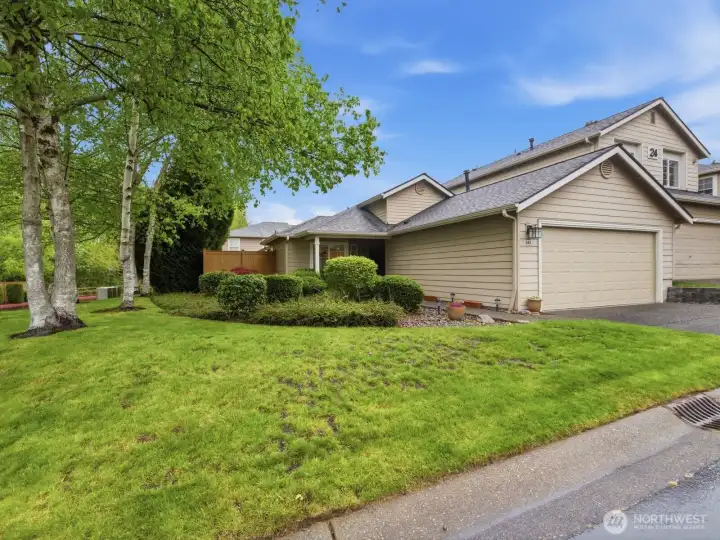 One of the few homes with your own front garden setting