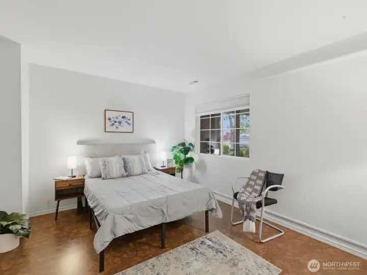 2nd bedroom- closet to left