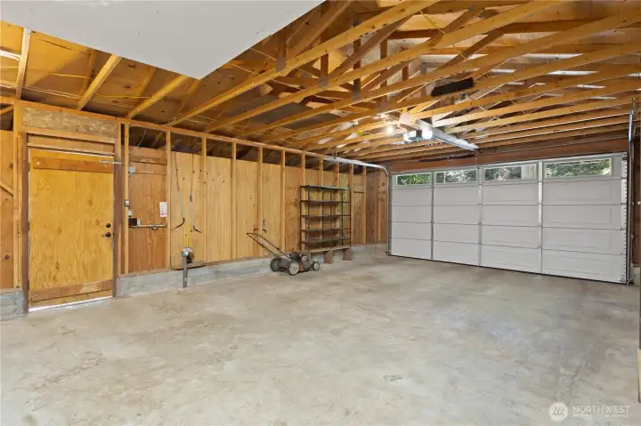 Main house 2 car garage