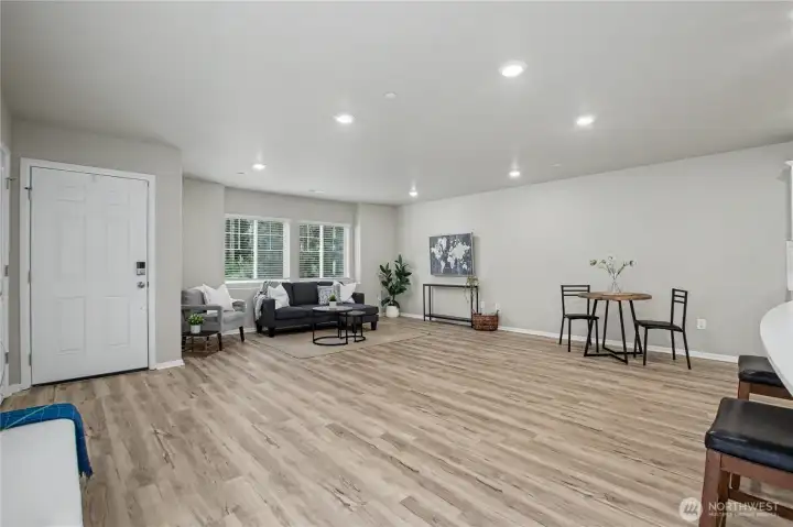 enter onto the NEW LVP flooring