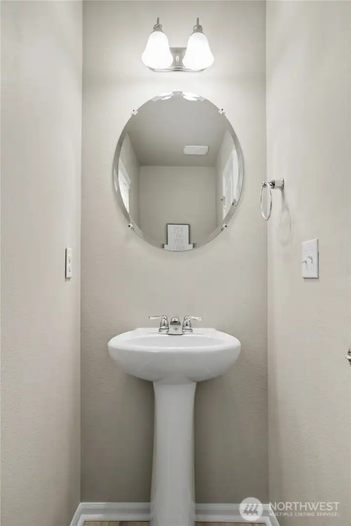 downstairs half bathroom