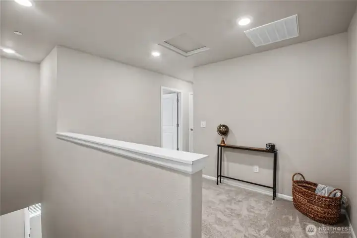 upstairs landing area