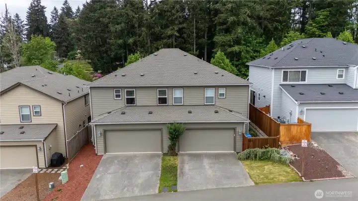 left side, private driveway