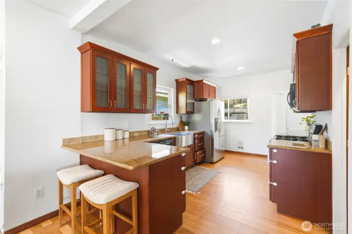 Eating space at kitchen