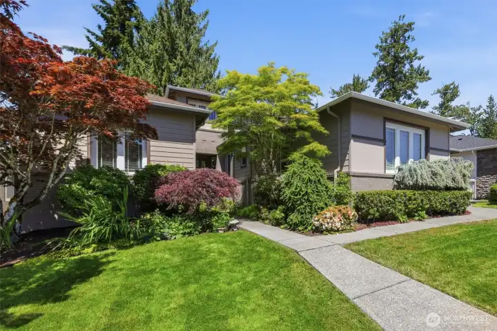 Landscaping and sprinkler system are maintained by the HOA.  Monthly dues are just $347.