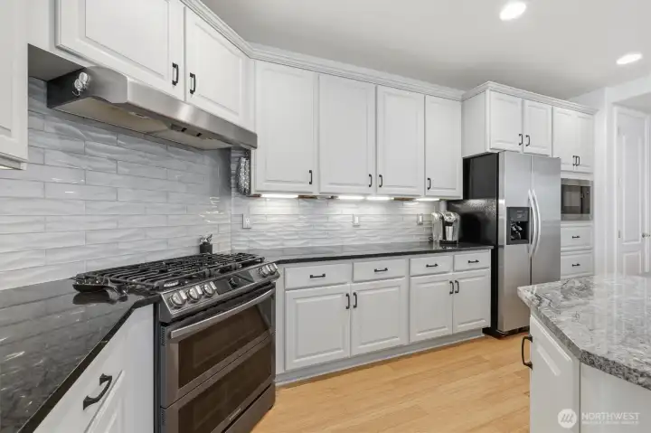 High end appliances all stay with the sale.