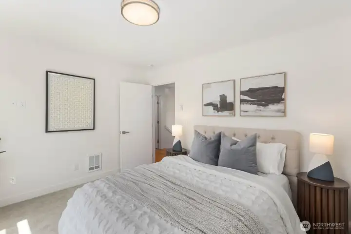 Well-proportioned secondary bedroom with plenty of natural light. Well-proportioned secondary bedroom with plenty of natural light.