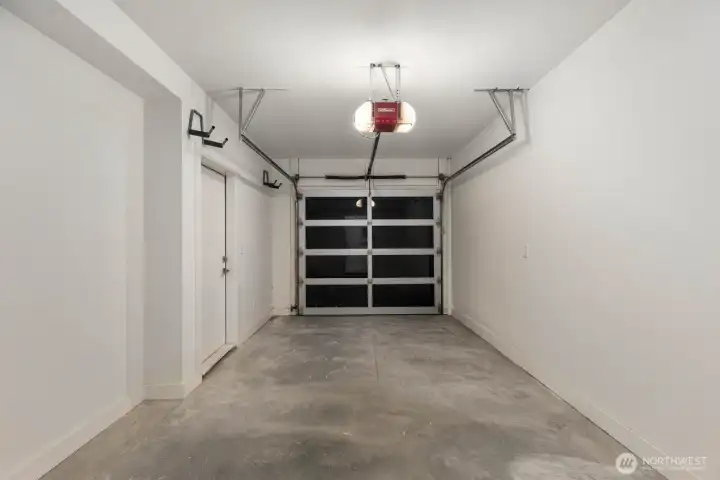 Attached garage with direct interior access. Attached garage with direct interior access.