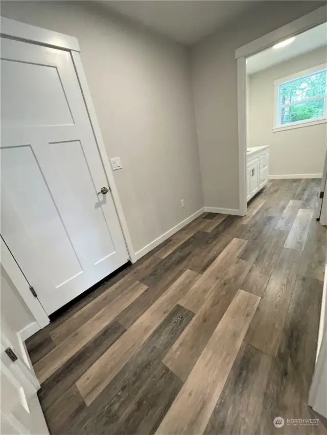 mud room entering into laundry room