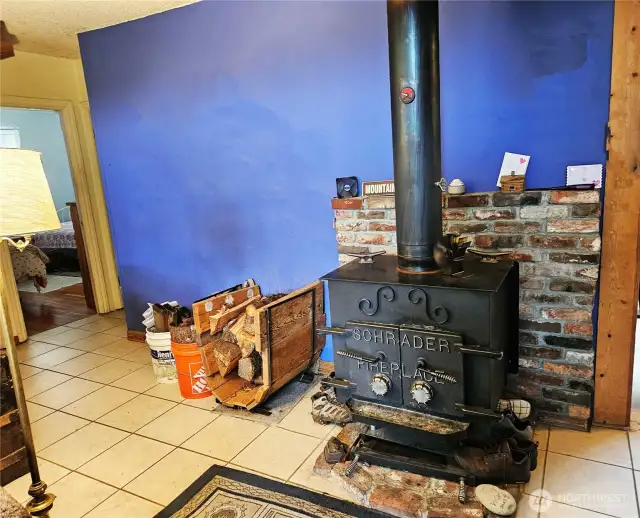 Wood burning stove