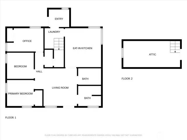 A 2D floor plan of the home.