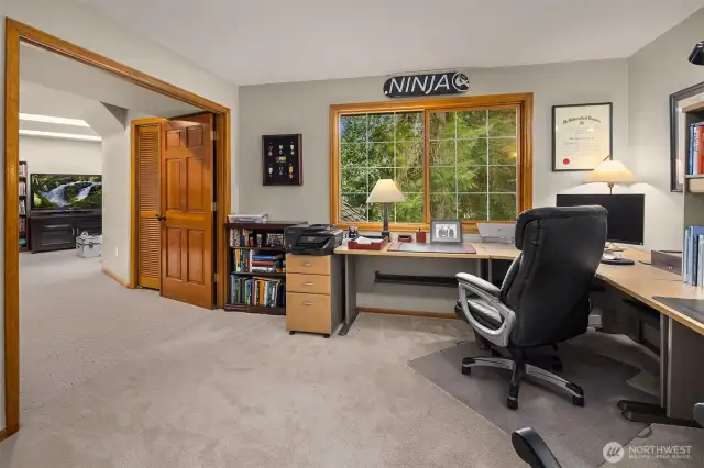 Bedroom has suite/gameroom off of it