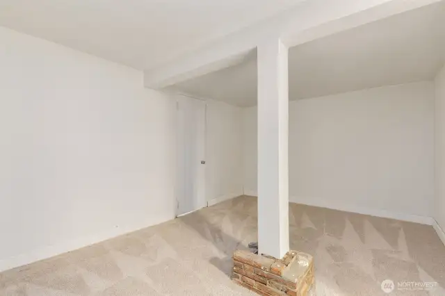 Secondary basement room.