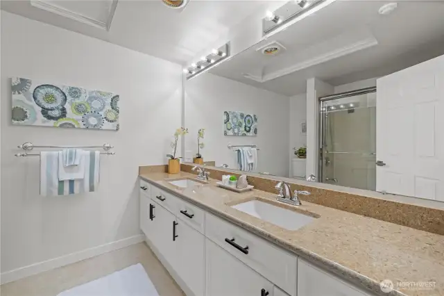 Double sink primary bathroom