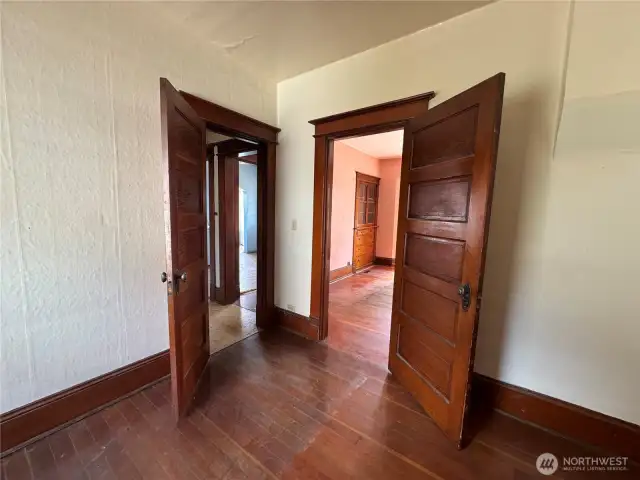 Front Bedroom looking towards Dining Room and hallway