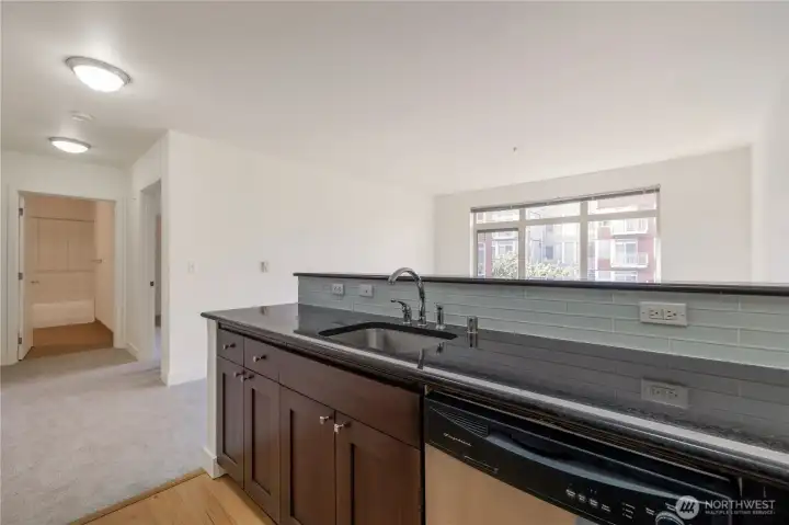 kitchen and hallway