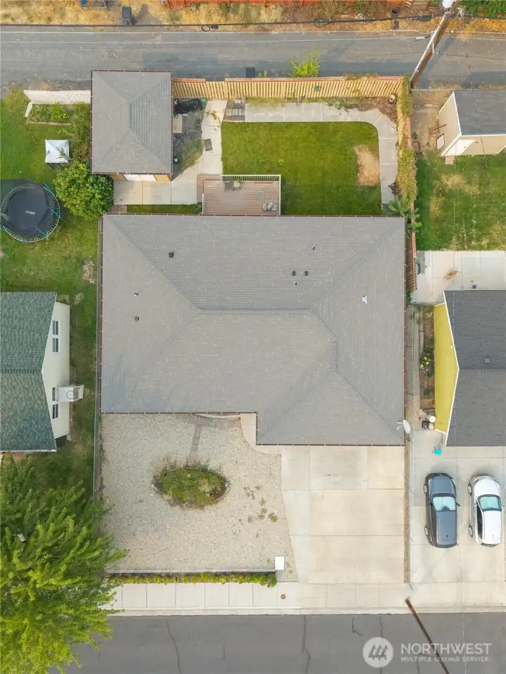 Top view of home