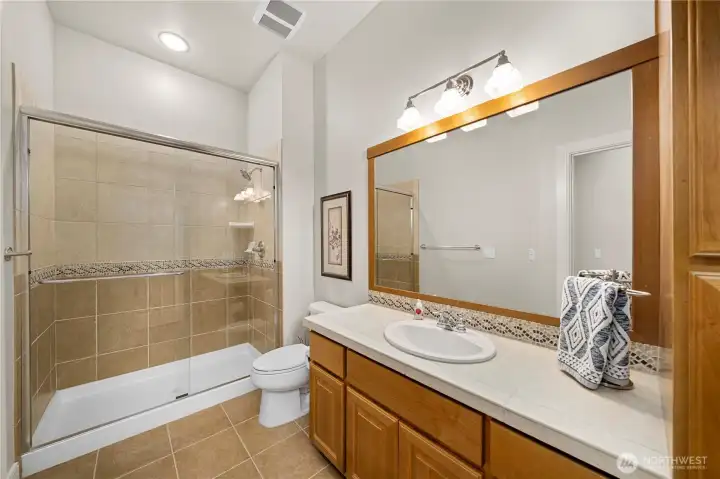 Lower level full bath