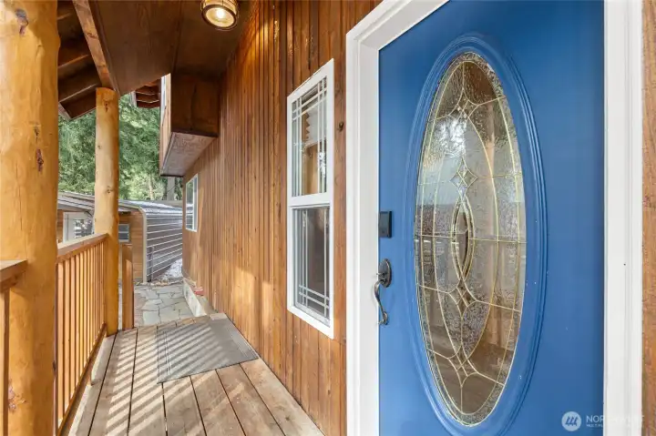 Nice covered deck area