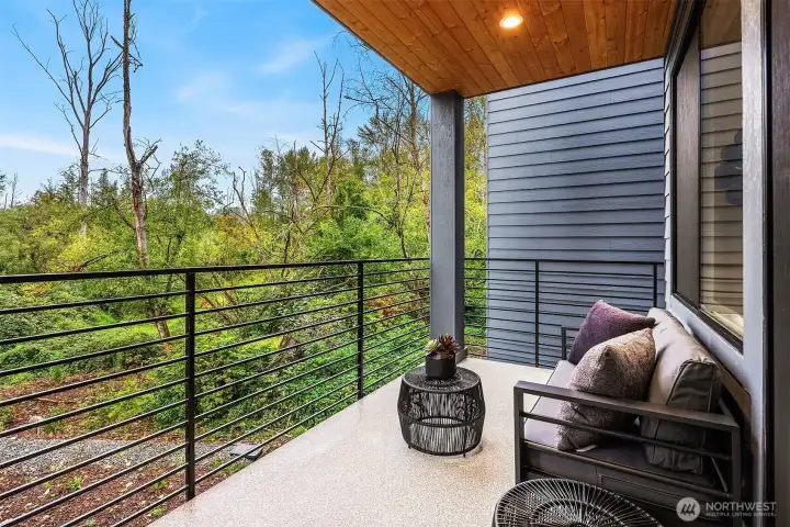 Beautiful views from your covered deck!