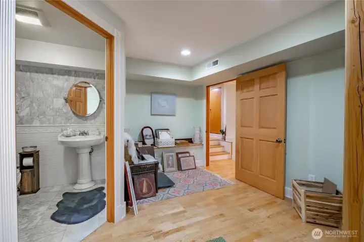 Lower level Primary suite.