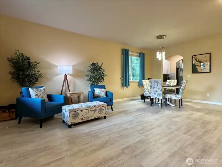 Open concept entry way