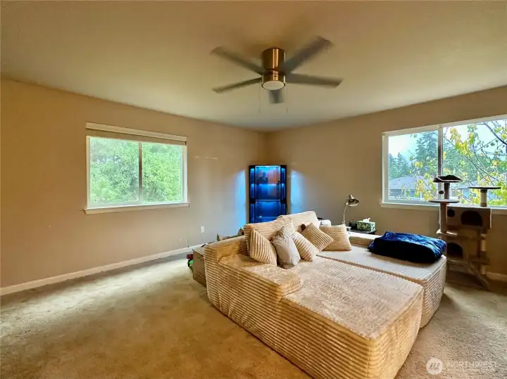 Loft at top of stairs