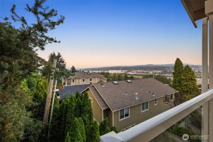 View from master bedroom balcony
