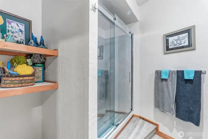 downstairs bathroom 1 shower