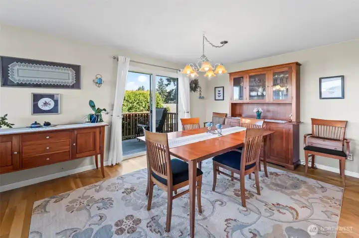 generous dining room