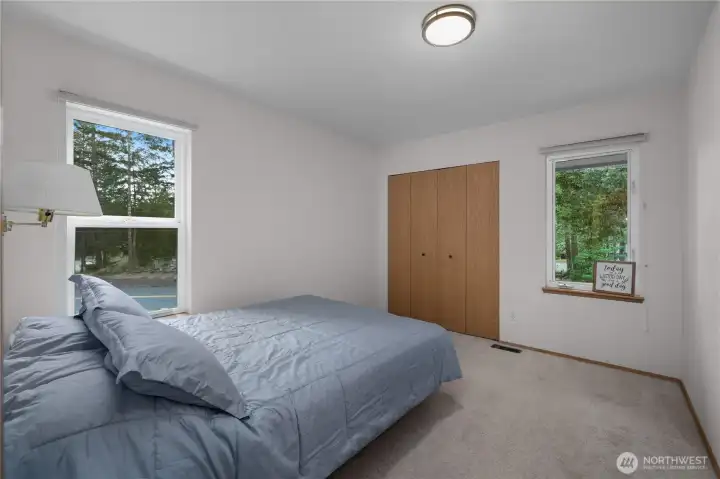 Bedroom 2 looking towards the front of the home. Bedroom 2 looking towards the front of the home.