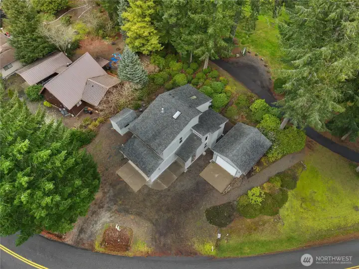 Birds eye view. Birds eye view.