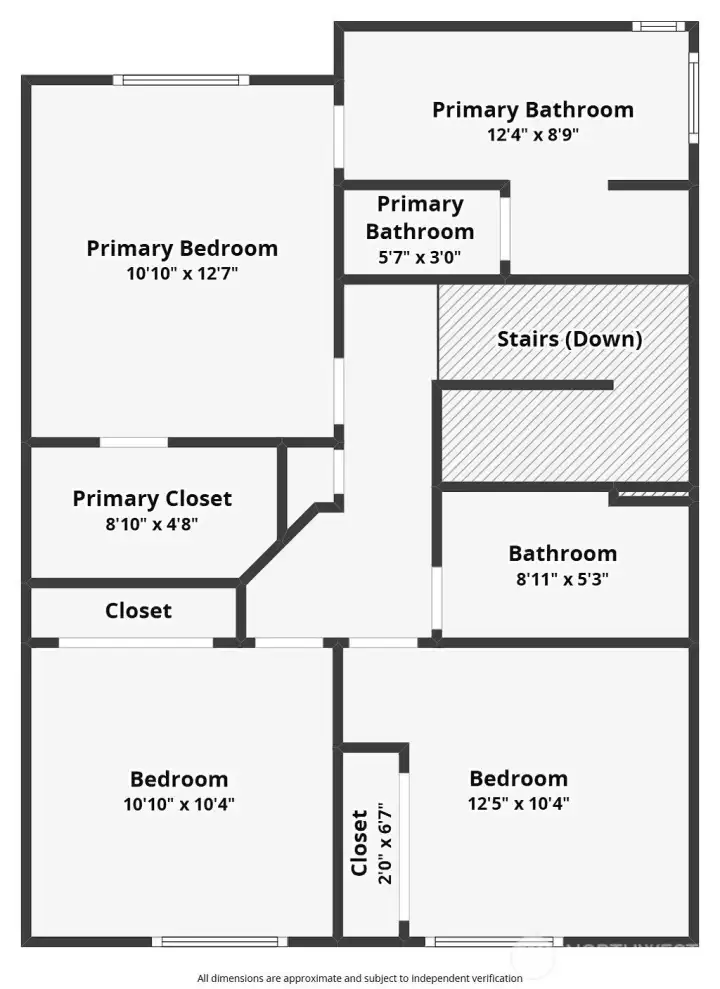 Upper Level Floor Plan!