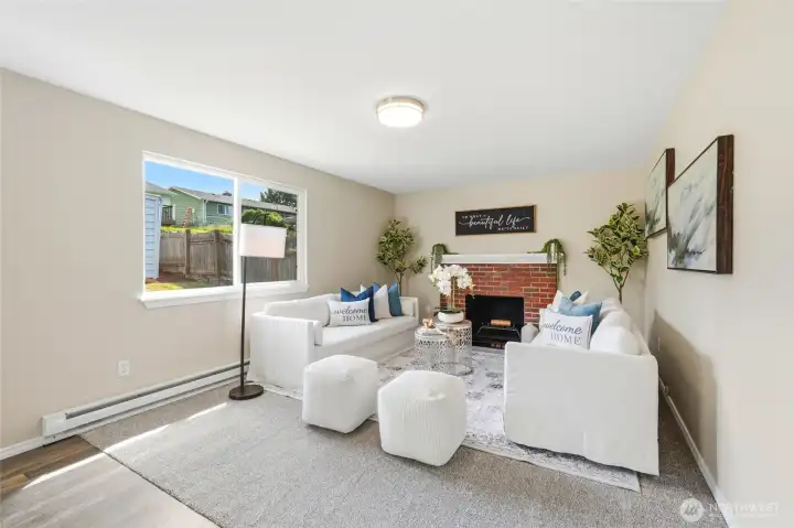 Room for everyone to spread out and relax. A rare bonus in a home of this size. Room for everyone to spread out and relax. A rare bonus in a home of this size.