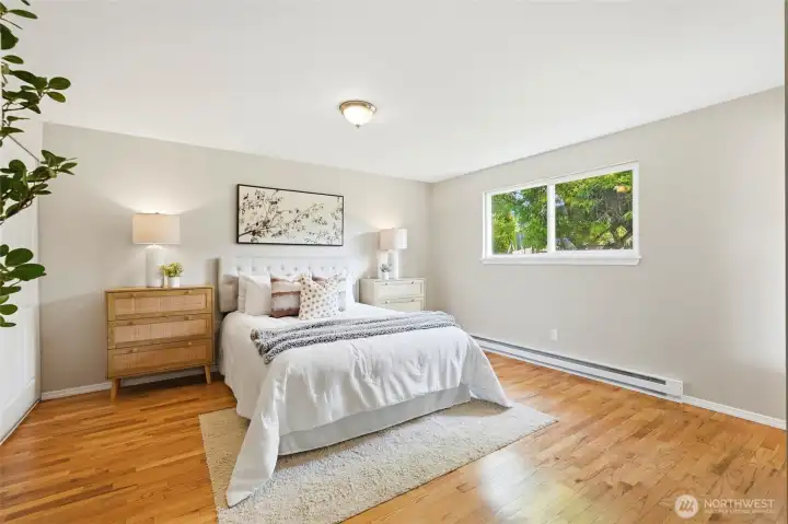 Spacious primary suite designed for comfort. Room for a king-sized bed and additional furnishings. Spacious primary suite designed for comfort. Room for a king-sized bed and additional furnishings.