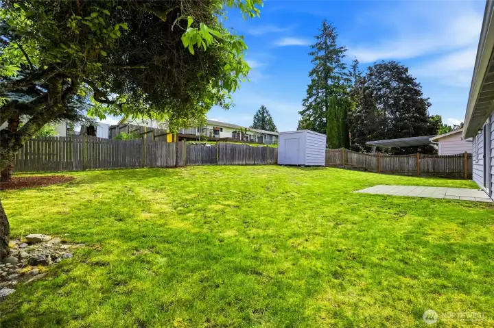 Room to create your dream outdoor retreat. Room to create your dream outdoor retreat.