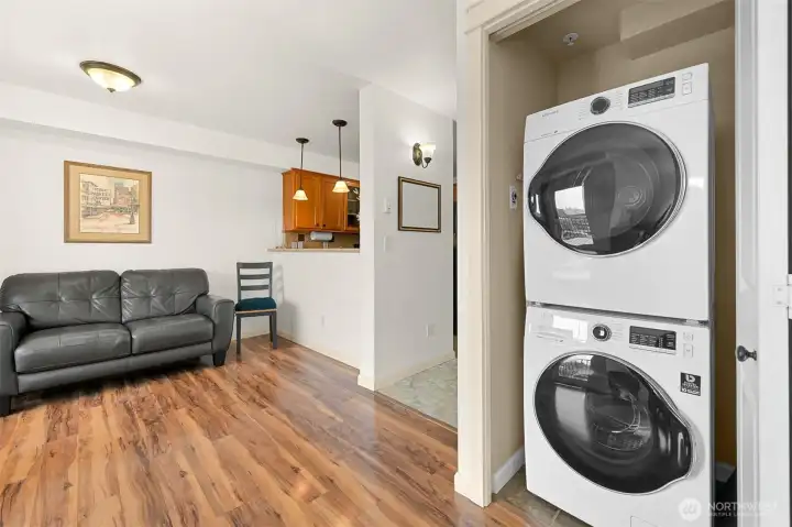 In unit washer/dryer