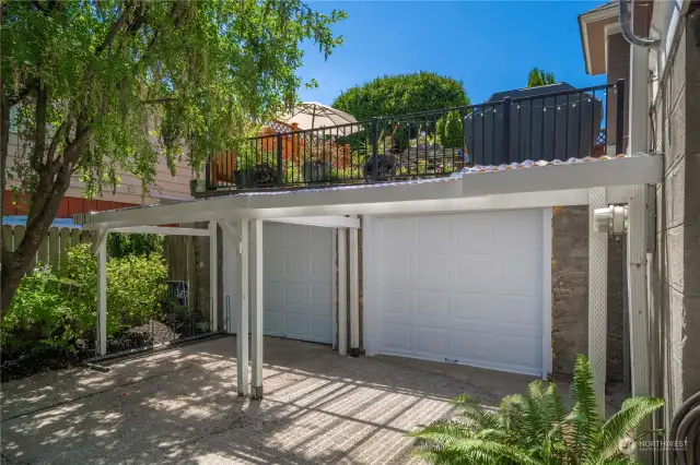 Double Car Attached Garage