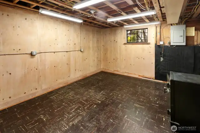 Lower-level, extra finished room
