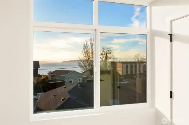 View from one of the second level bedrooms.
