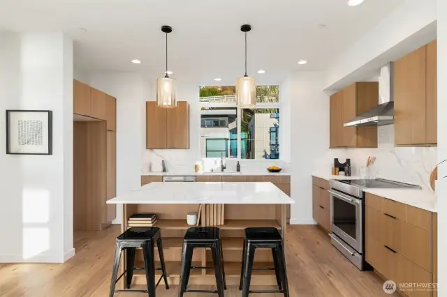Plenty of room to Entertain & Create in this kitchen!  Photos are staged model of same floorplan.  Color schemes may vary.