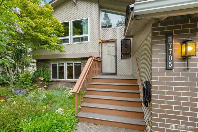 Front porch entry