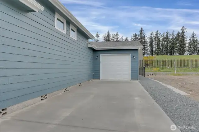 Garage will be built onto the home. *Photo of another home that is the same model