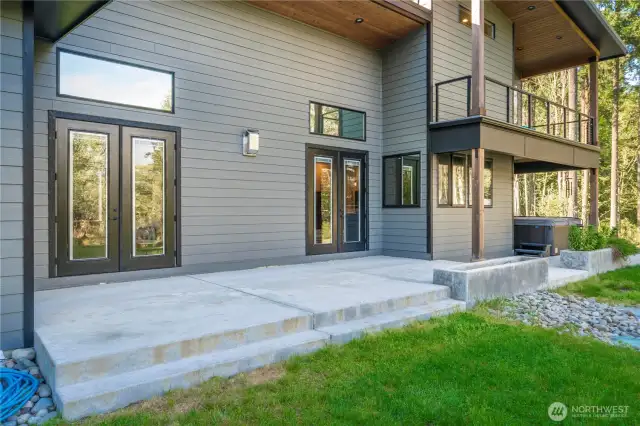 Rear Patio