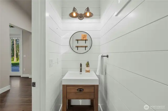 Half bath main floor